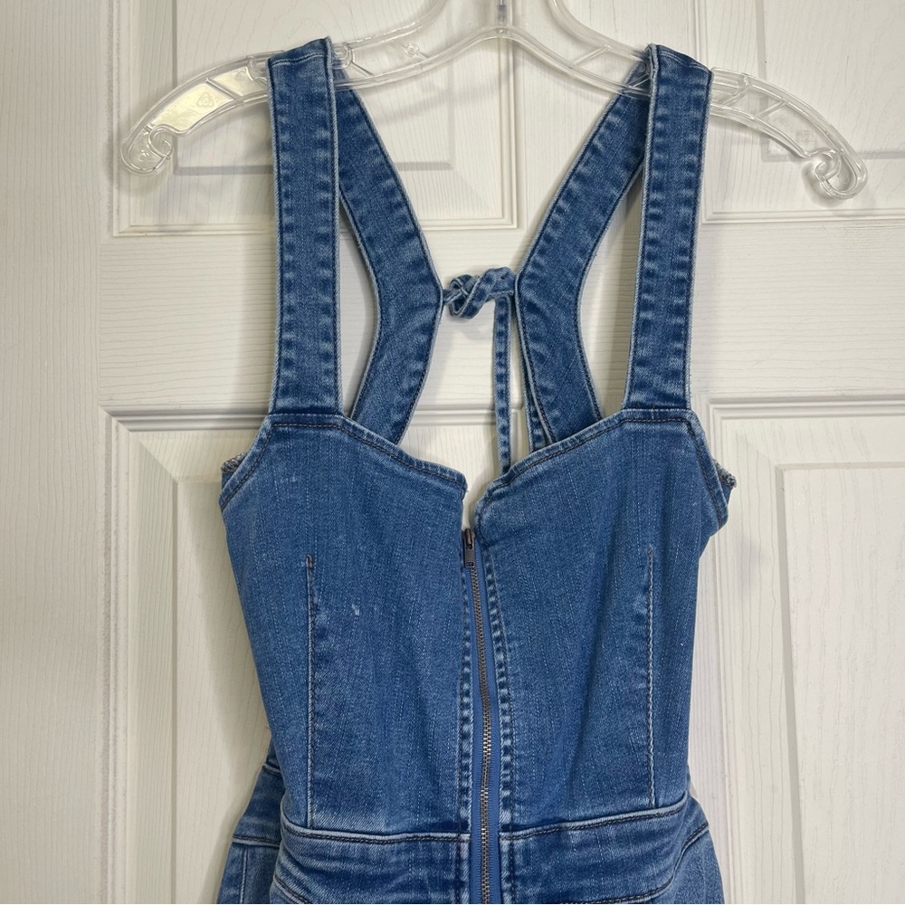 Free People Women We The Free Curvy 2nd Ave One Piece Jumpsuit Sz 4 - Picture 3 of 12